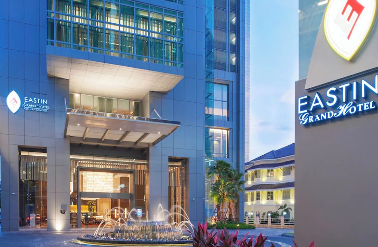 Sathorn skyline og elegant Bangkok-kveld