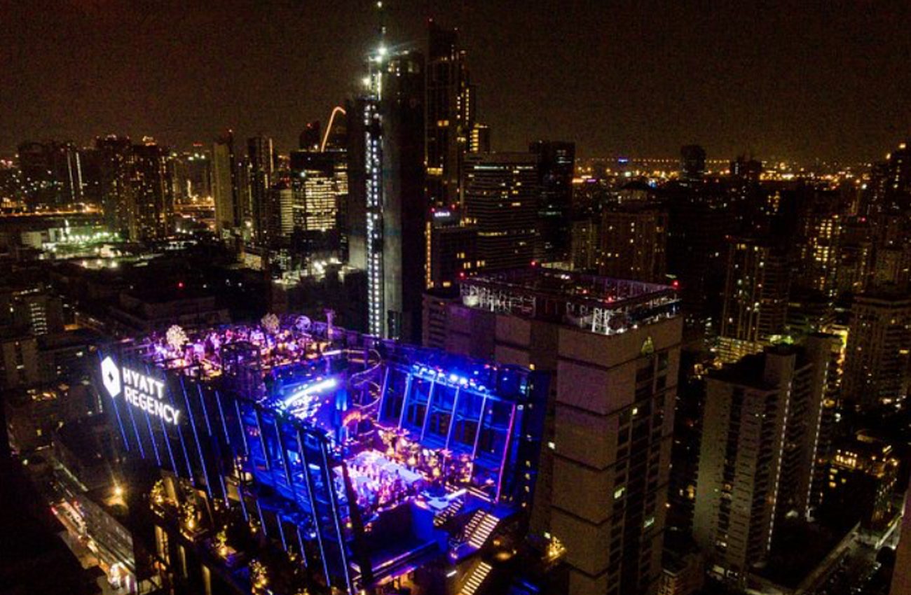 Rooftop og natteliv i Bangkok