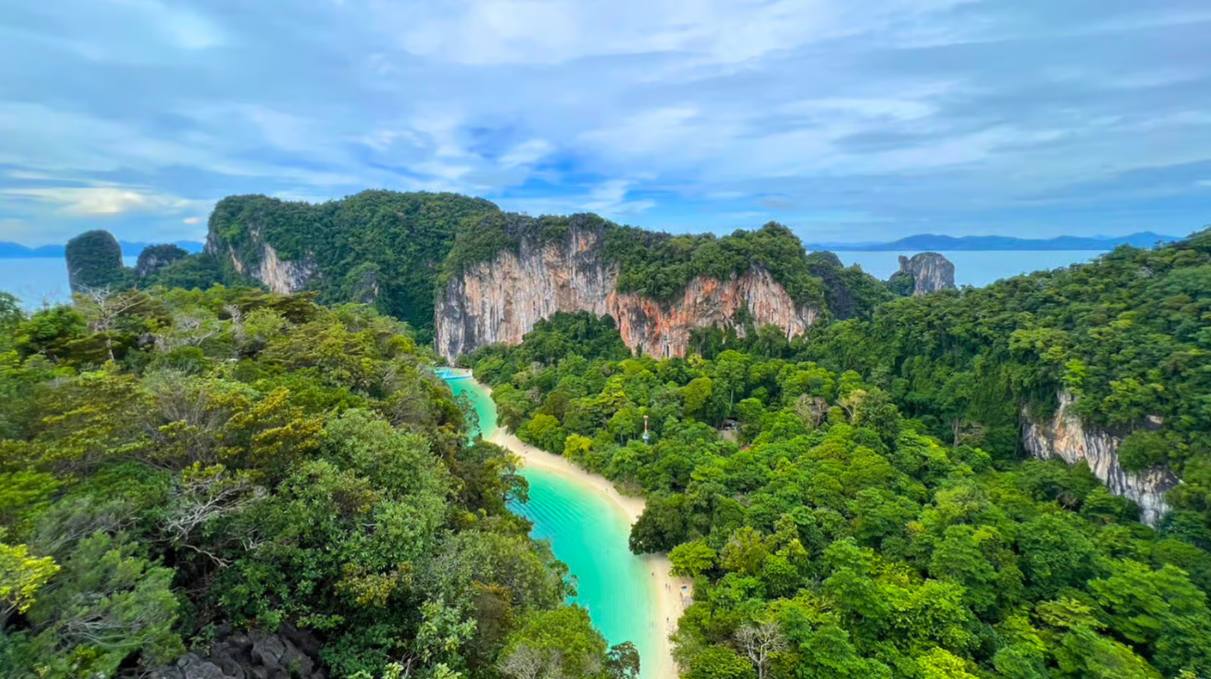 Privat langhalebåttur til fire øyer og Ko Hong i Krabi