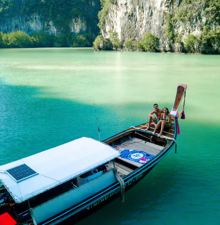 Privat lokal longtail-båt til fire øyer fra Ao Nang